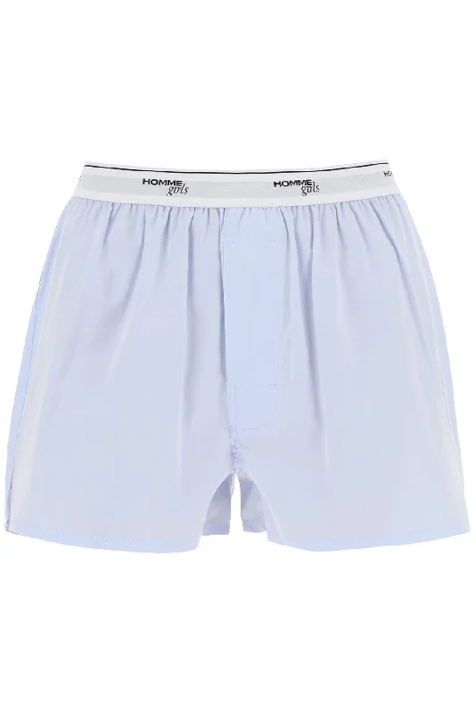 Fashion Forward Style Homme Girls Women's Cotton Boxer Shorts