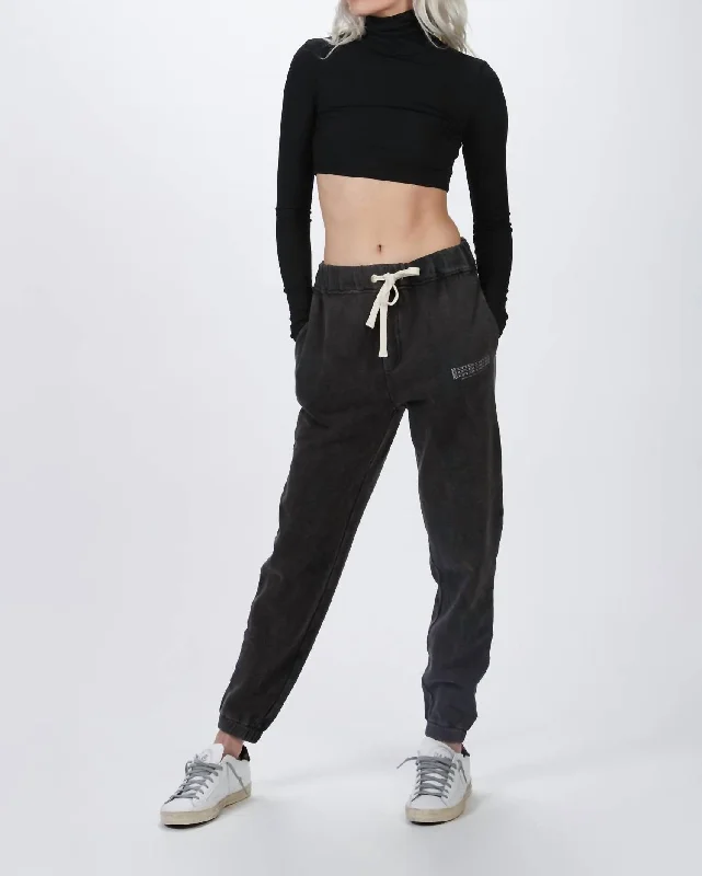 Fashion Sale Faded Joggers In Black