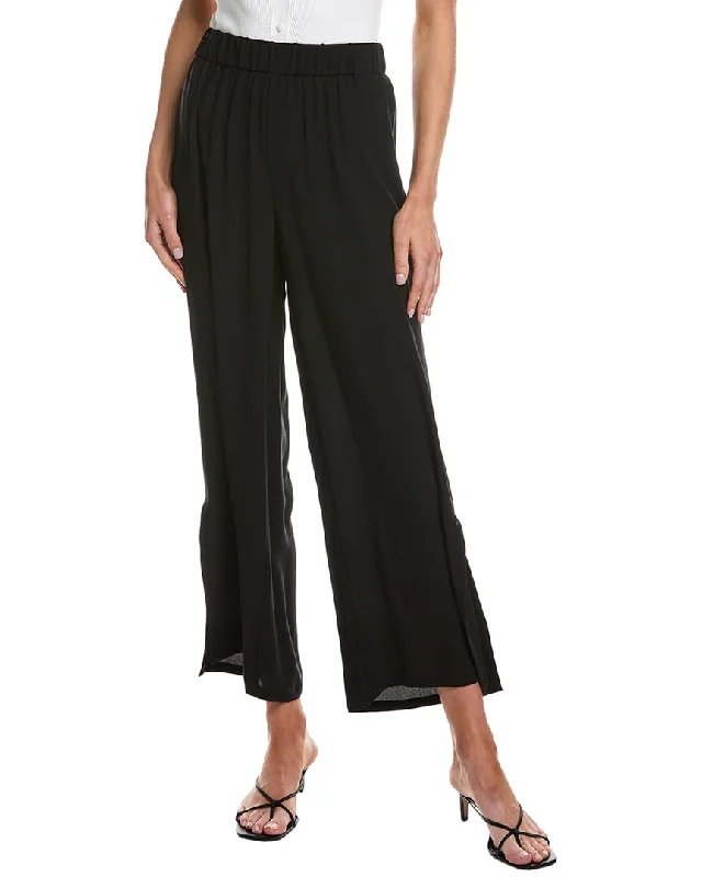 Latest Fashion EILEEN FISHER Silk Straight Ankle Pant