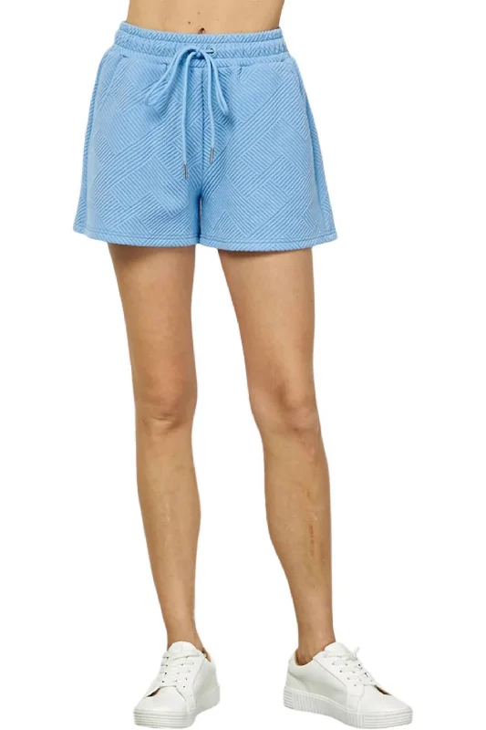 Fashion Forward, Function First Make A Choice Shorts In Blue