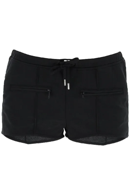 Preppy Style Courreges Women's "Jersey Interlock Mini Shorts