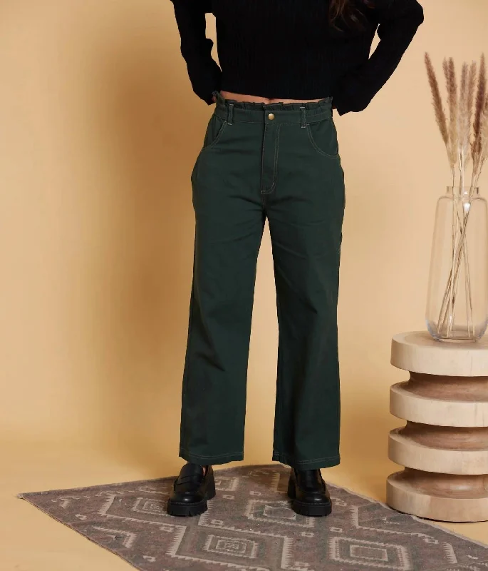 Trend Alert Sailor Pants In Deep Forest