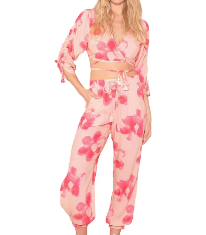 Versatile Outfits Bloom Pants In Pink