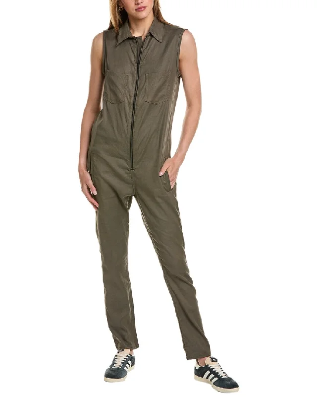 Stylish Spring Fashion ASKK NY Linen-Blend Jumpsuit