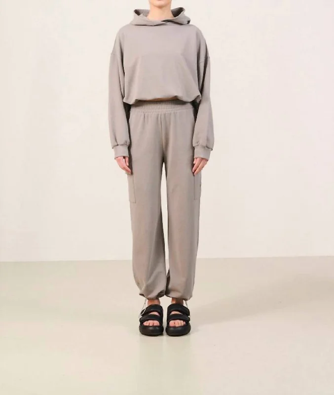 Timeless Elegance Redefined Finn Cozy Cargo Pants In Cloudburst