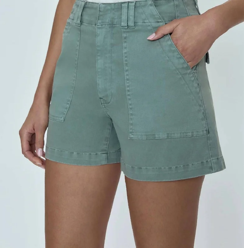 Limited Edition Marissa High Rise Utility Short In Bluff