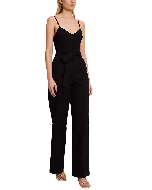 New In This Season A.L.C. Mila Linen-Blend Jumpsuit