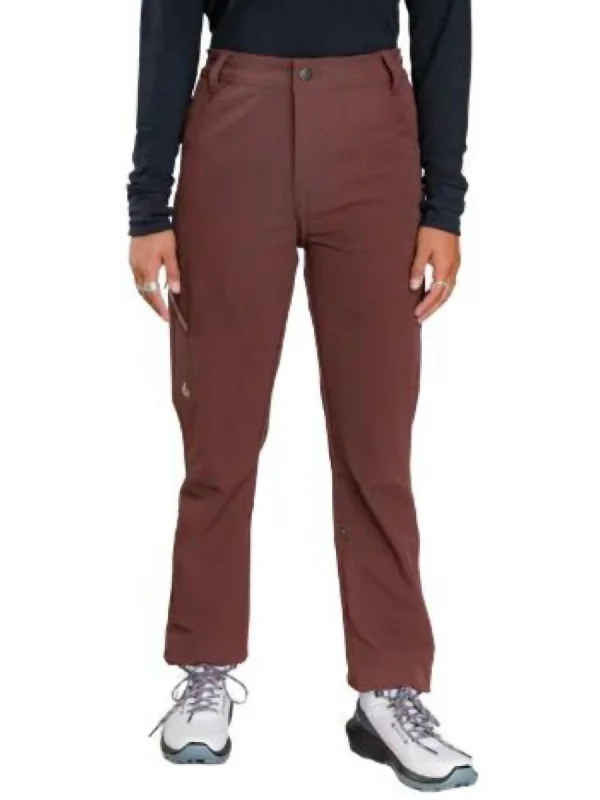 Sophisticated Style Women's Go There Pant In Mountain Mulberry