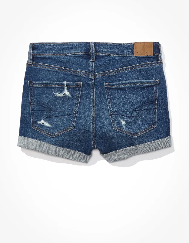 Limited Time Offer AE Ne(x)t Level High V-Rise Denim Short Short