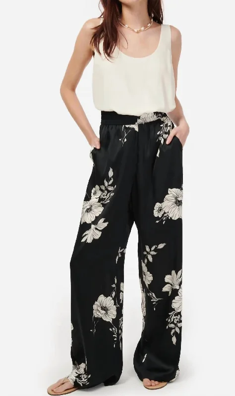 Trend Alert Bleecker Pants In Black Botanical