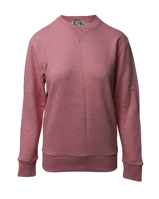 Wardrobe Update Maison Kitsune Sweatshirt in Pink Cotton