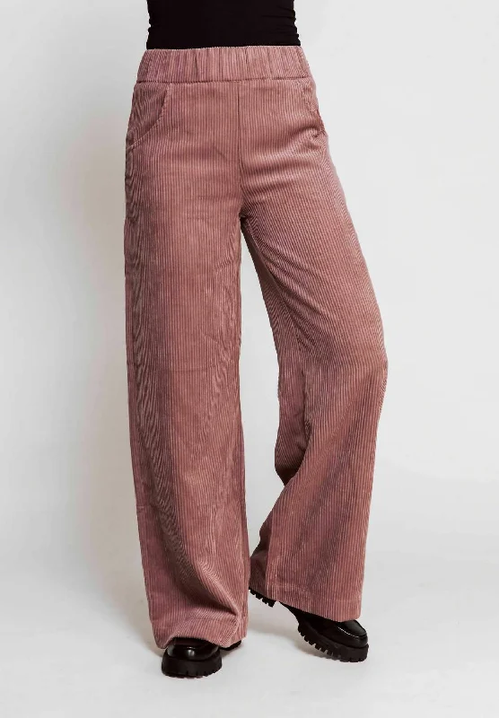 Cool Prices Raya Cord Pant In Rose