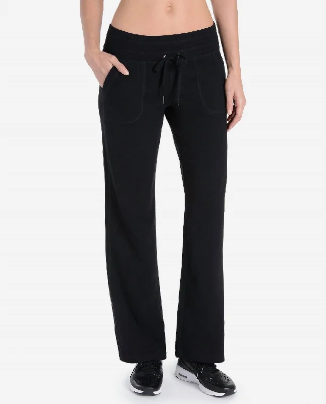 Big Savings On Rustic Countryside Styles Essentials Drawcord Pants In Rich Black