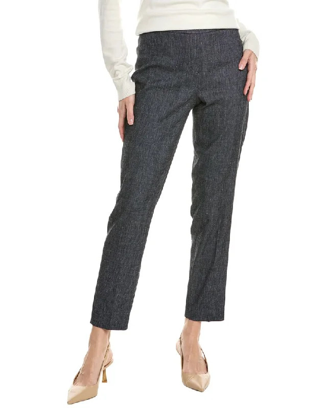 Fashionista Favorites Elie Tahari Slim Linen-Blend Pant