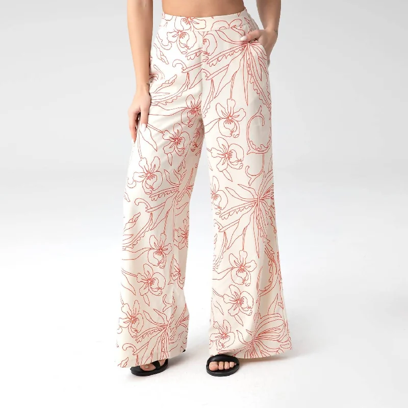 Comfort Meets Fashion High Waisted Wide Leg Pants In Original