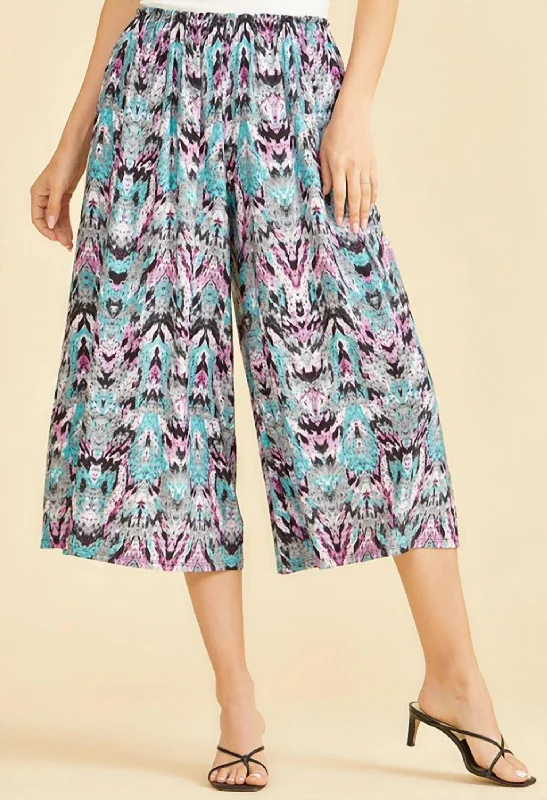 Seasonal Fashion Women's Sweet Like Watermelon Gauchos In Multi