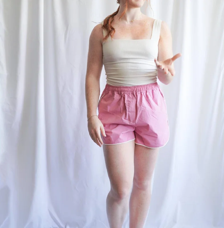 Festival Fashion Tennis Shorts In Pink