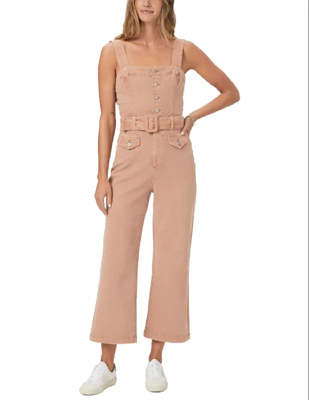 Trendsetting Threads Anessa Jumpsuit In Vintage Dried Rose