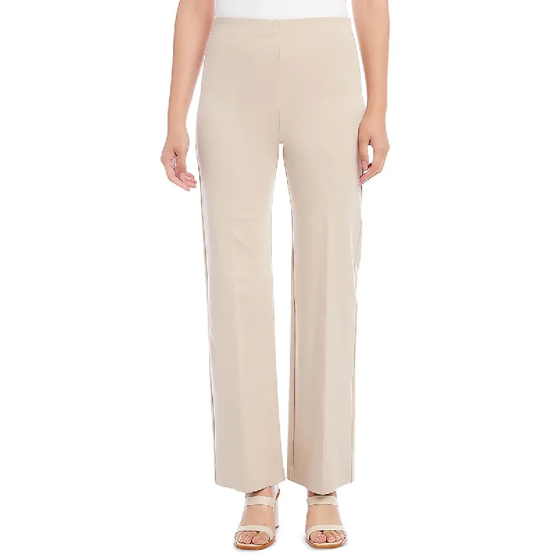 Sophisticated Style Womens Solid Viscose Trouser Pants