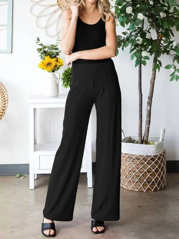 Save Big Women's Wide Leg Pants In Black