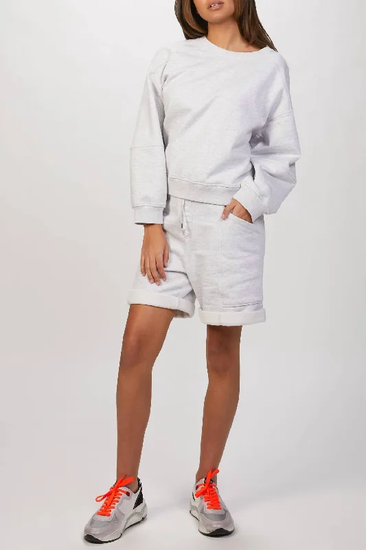 Current Trends Harlow Shorts In Birch Heather