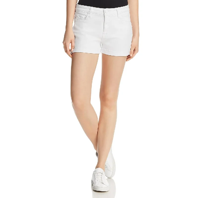 Latest Trends Jimmy Jimmy Womens Cuffed High Waist Denim Shorts