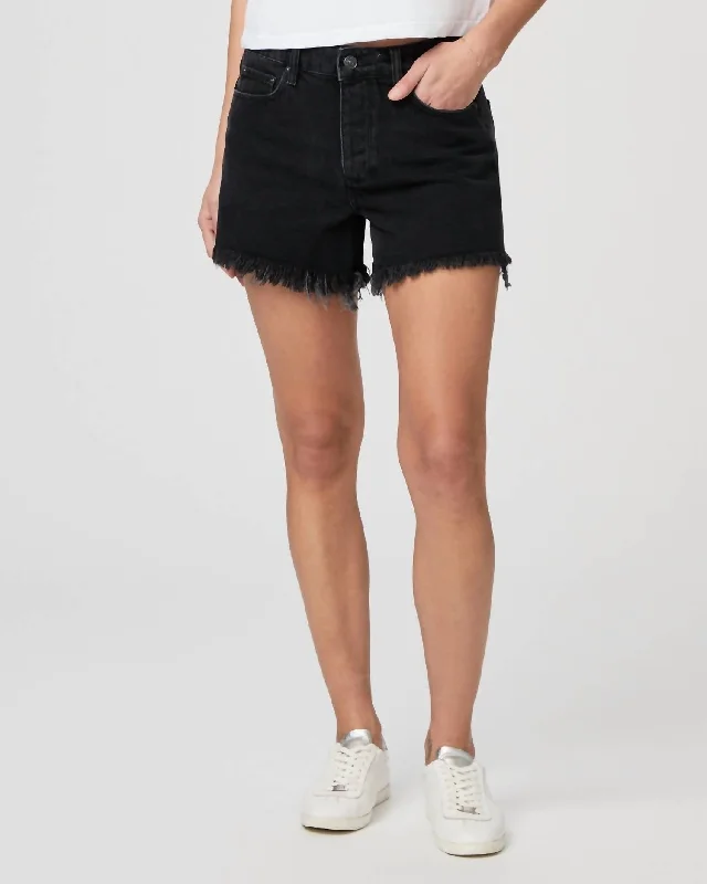 Big Savings On Minimalist Office Styles Noella Cut Off Shorts In Black Dove