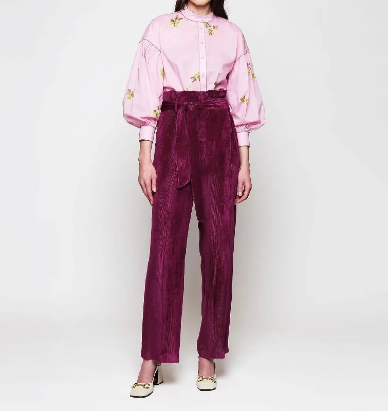 Trending Items Lola Pant In Purple