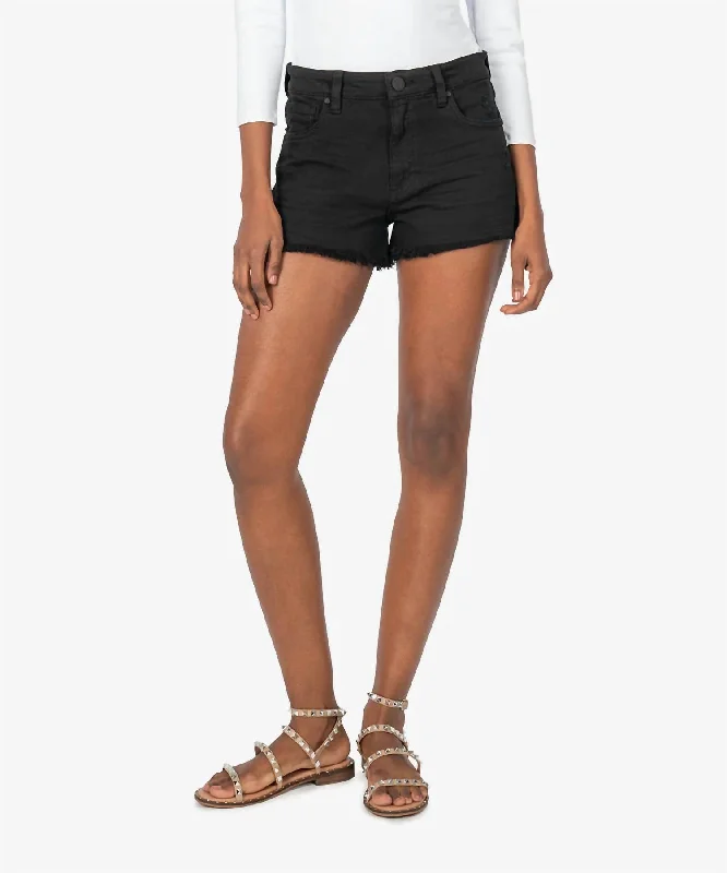 Women's Urban Fashion Jane High Rise Shorts In Black