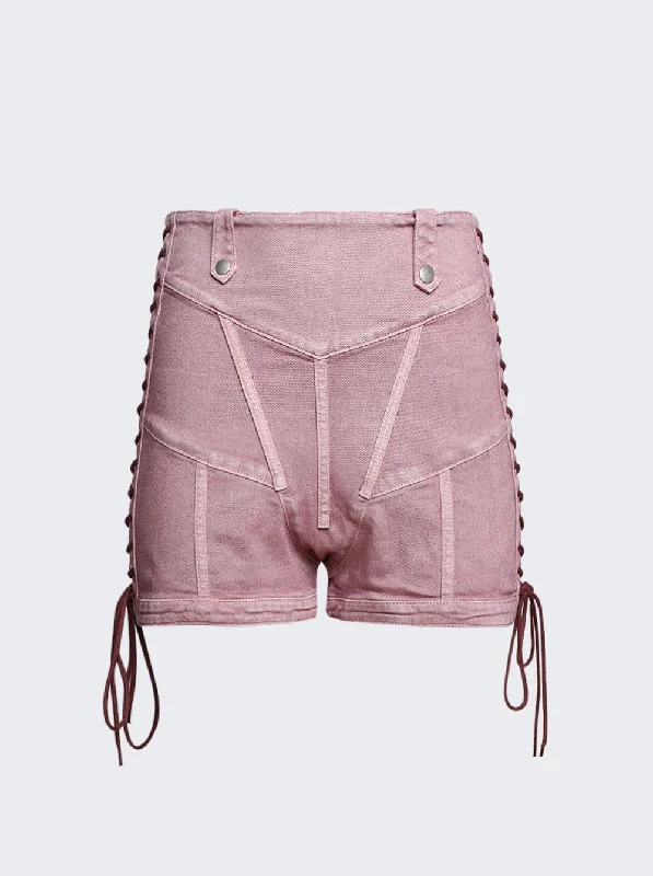 Shop Sale Items X Knwls Washed Laced Mini Shorts