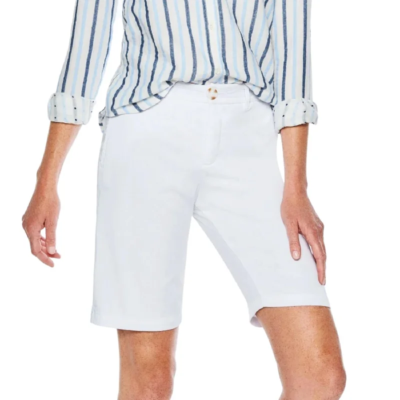 Holiday Attire Sale Nash Slim Bermuda Short In White