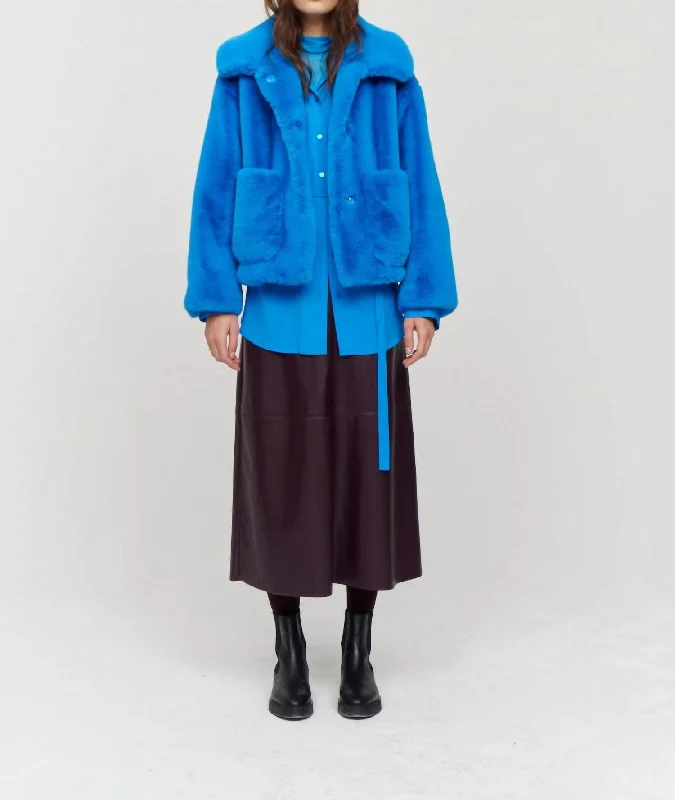 Flash Sale Fever Traci Coat In Blue