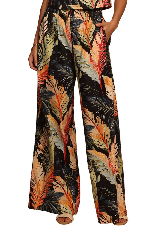 Limited Time Deal Kaia Pants In Feathered Fronds