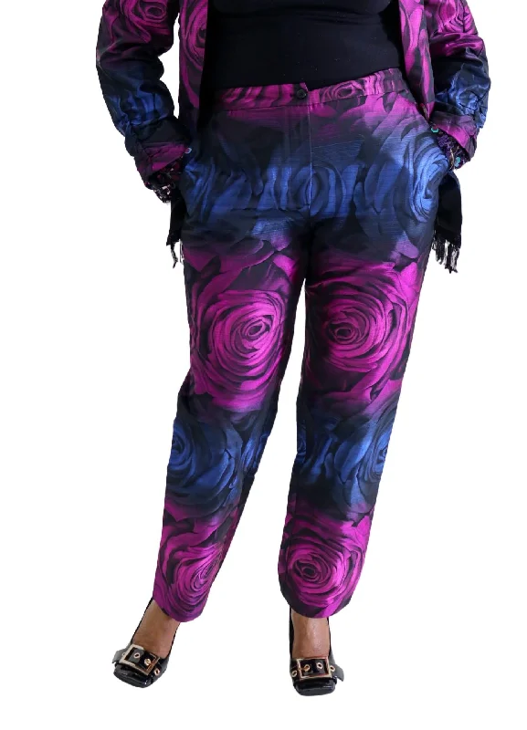 Limited Time Special Offer Rose Pant In Purple/blue