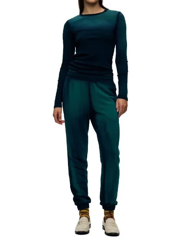 Luxury Fashion Brooklyn Sweatpants In Teal Blue Cast