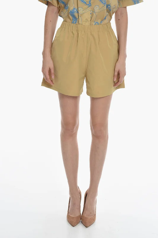 Subtle Sophistication Samsoe Samsoe Drawstring Waist Solid Color MAREN Shorts