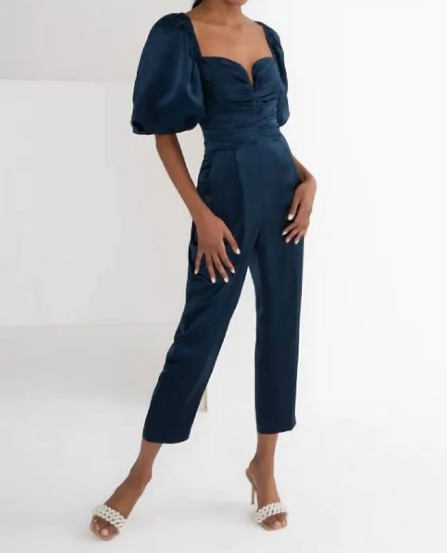 Limited Time Offers Santucci Jumpsuit In Ink Navy