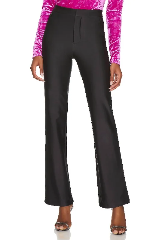 Elegant Fashion Boss Disco Trouser In Black