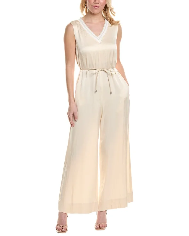 Seasonal Fashion Peserico Hammered Satin Jumpsuit