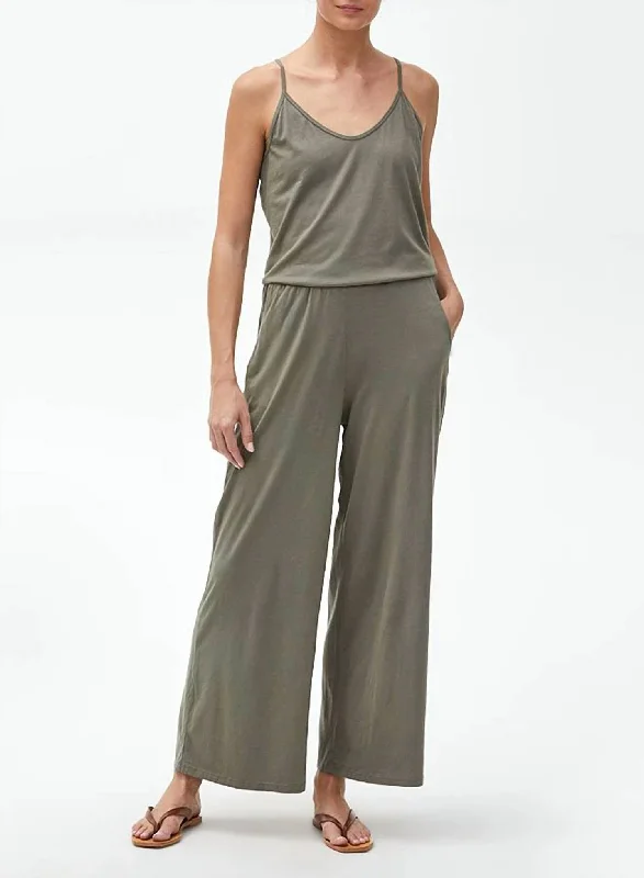 Brand Name Clothing Discount Extravaganza Kamryn Jumpsuit In Olive