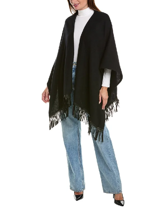 Versatile Outfits Portolano Wool Fringe Ruana