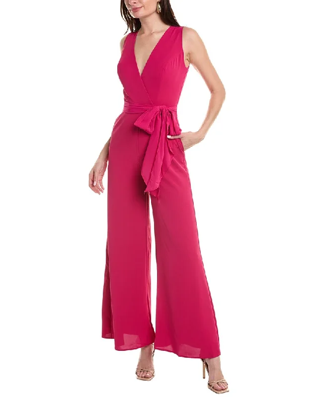 Travel Essentials Rene Ruiz Surplice Jumpsuit