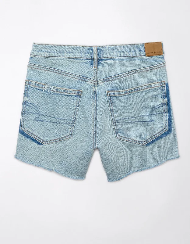 First Order Discount AE Strigid 4" Perfect Ripped Denim Short