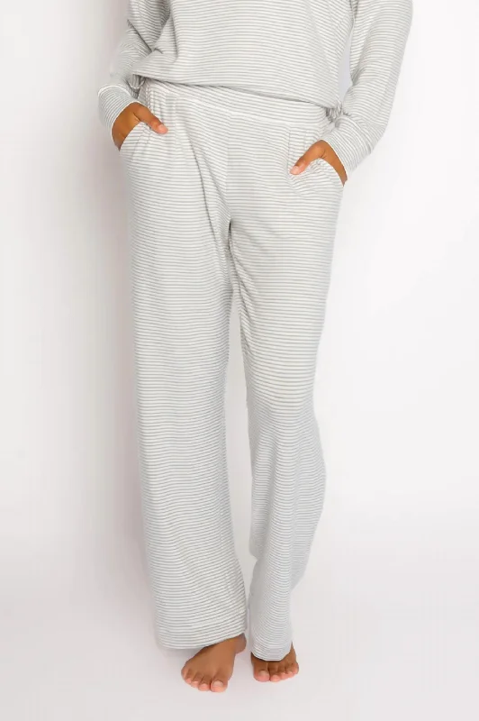 Casual Chic Clothing Live Life Gratefully Pant In Light Grey