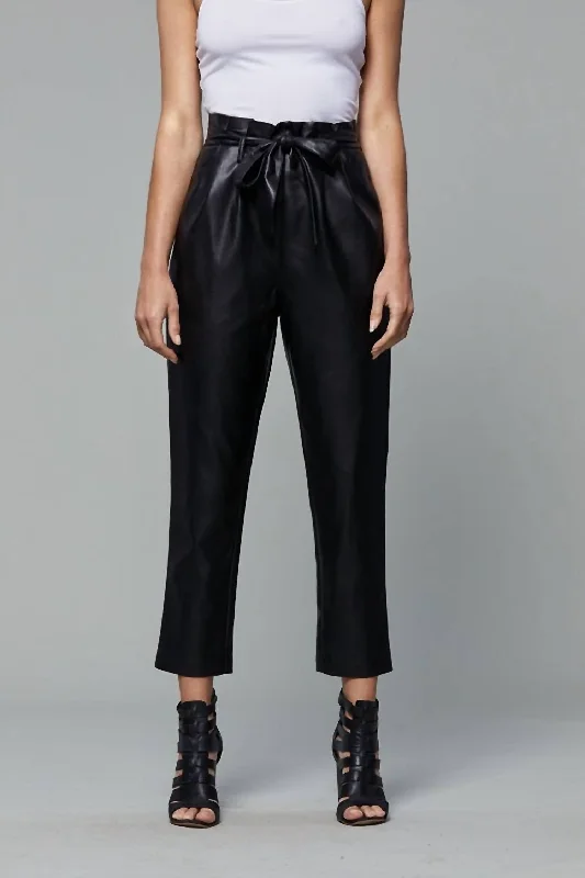 Best Sellers Uptown Paper Bag Pants In Black