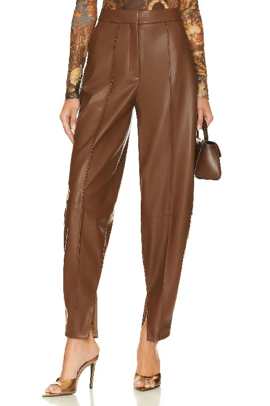 Wardrobe Refresh Illio Pant In Chocolate