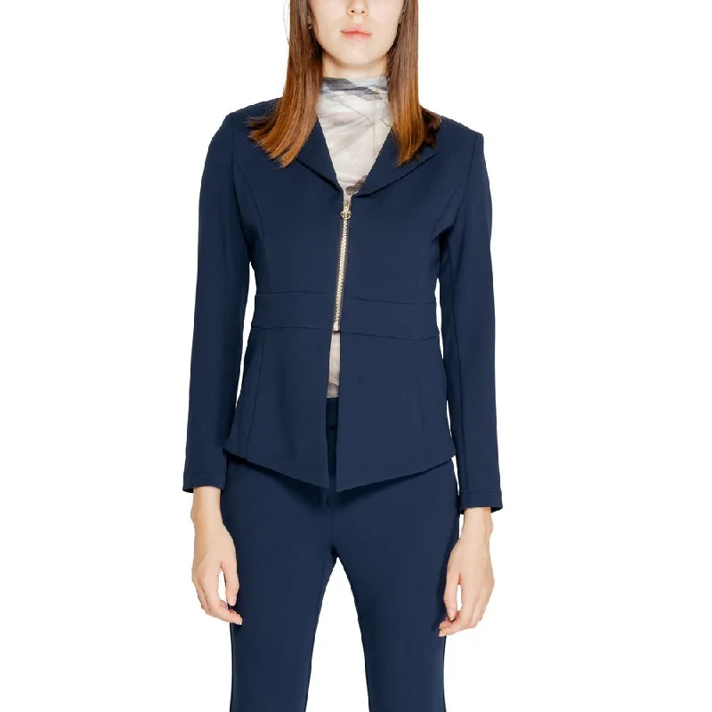 Parisian Effortless Chic Style Rinascimento  Polyester Suits & Women's Blazer