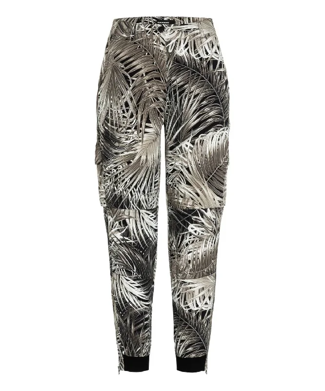 Stylish Basics Women's Jules Pants In Jungle Leaves