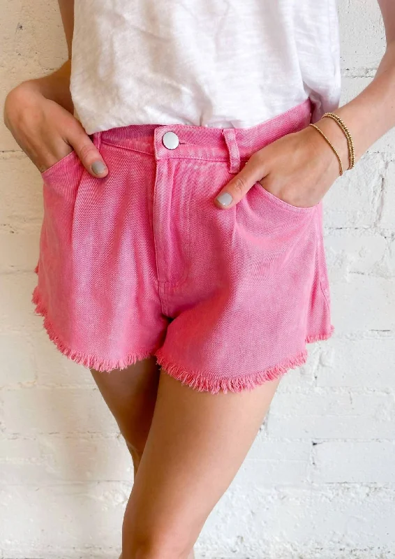 Style Upgrade Emmy Shorts In Pink