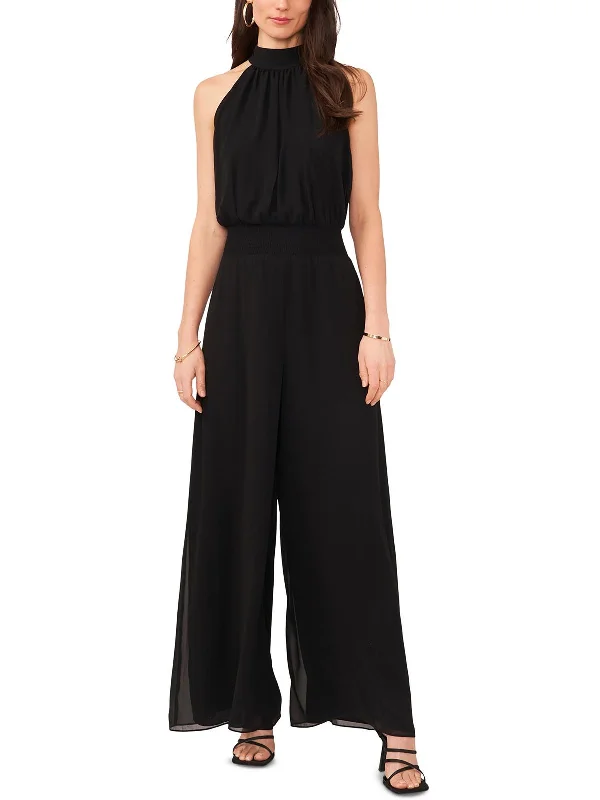 Limited - Edition Drops Womens Halter Smocked Jumpsuit